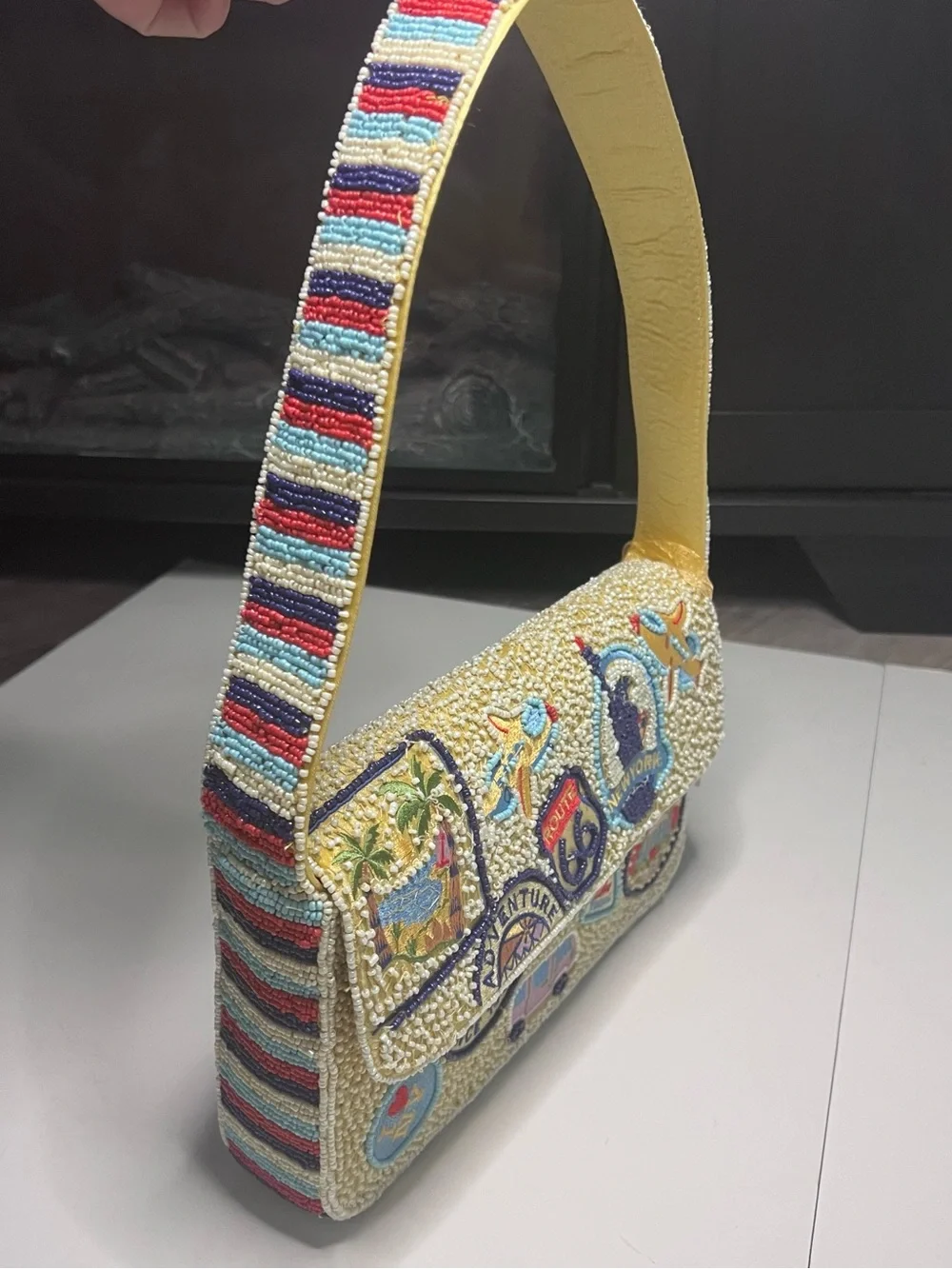 Handmade Rare Beaded Mini Handbag By From India To You